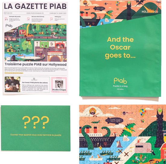 Puzzle dans un sac - Hollywood Gone Wrong - Puzzle - 1000 pièces