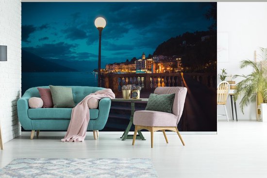 Behang - Fotobehang Comomeer - Italië - Licht - Breedte 525 cm x hoogte 350 cm