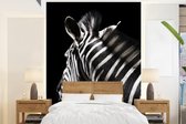 Behang - Fotobehang Zebra - Wilde dieren - Patronen - Breedte 205 cm x hoogte 280 cm