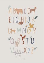 Poster alfabet - nightfall