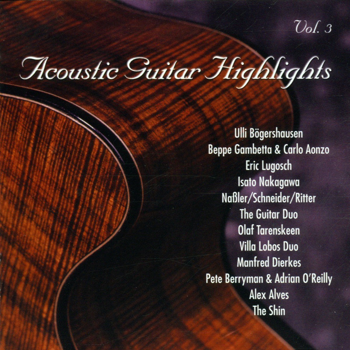 Various Artists Acoustic Guitar Highlights, Vol.3 (CD), various