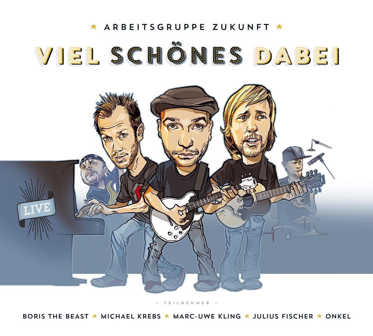 Marc Uwe Kling & M.Krebs & J.Fischer - Viel Schönes Dabei- Live (CD)