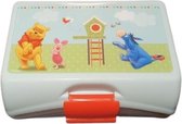 broodtrommel Winnie The Pooh junior 16 x 12 cm blauw