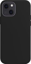 Hoesje Geschikt voor iPhone 13 Hoesje Siliconen Cover Case - Hoes Geschikt voor iPhone 13 Hoes Back Case - Zwart