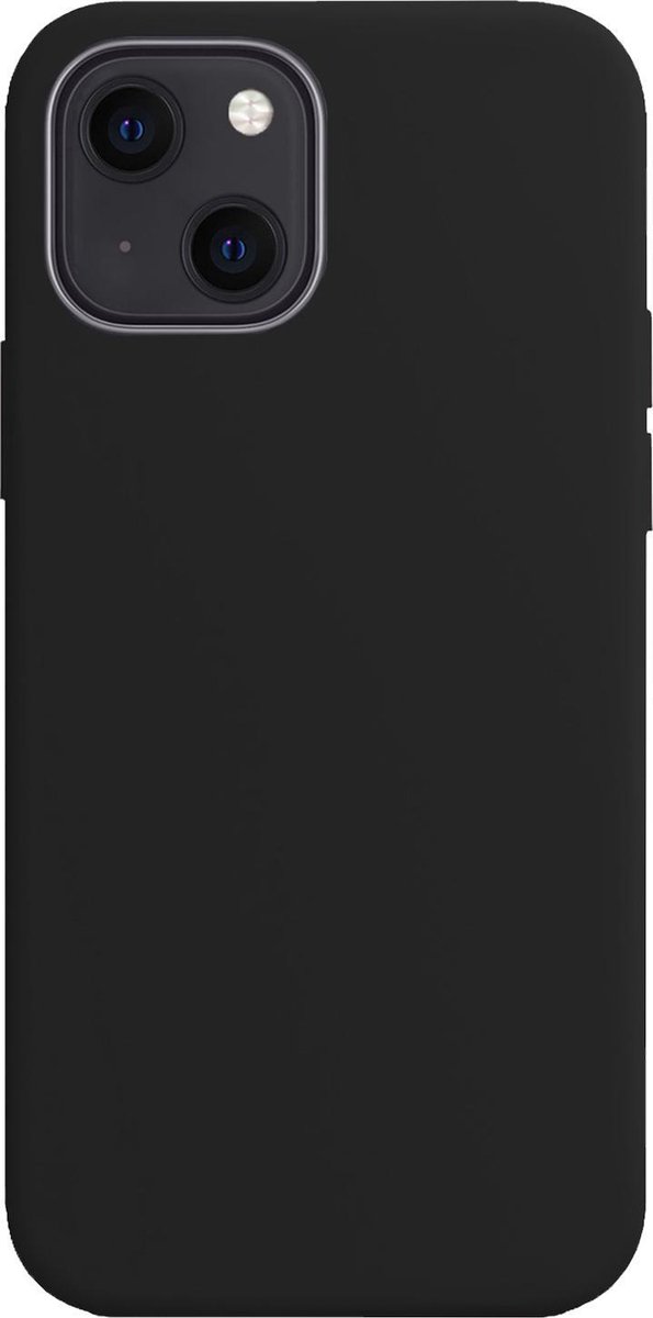 Hoes - Geschikt voor Apple iPhone 13 - Sterk & Shockproof - Hoesje Cover - Siliconen Case - Zwart