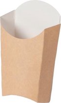 Use.green Patatbakje van Kraftpapier Groot, 100% composteerbaar, Disposable, wegwerp artikel, eenmalig gebruik, 
Milieuvriendelijk papier, Ideaal voor Restaurants, Picknick, Take-O