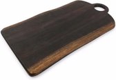 S|P Collection - Serveerplank 50x25xH1,5cm hout zwart - Chop