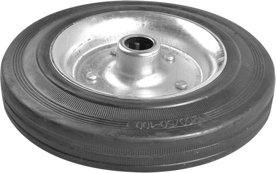 Foto: Proplus neuswielband metalen velg massief rubber 200 x 50 mm 150 kg capaciteit