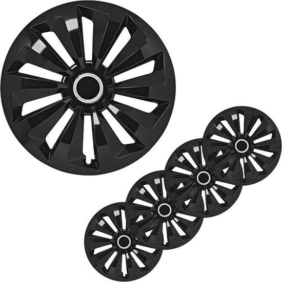 Sparco set Sicilia 13-inch zwart/rood/carbon