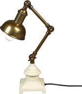 Dutchbone Verona Tafellamp - Goud Wit