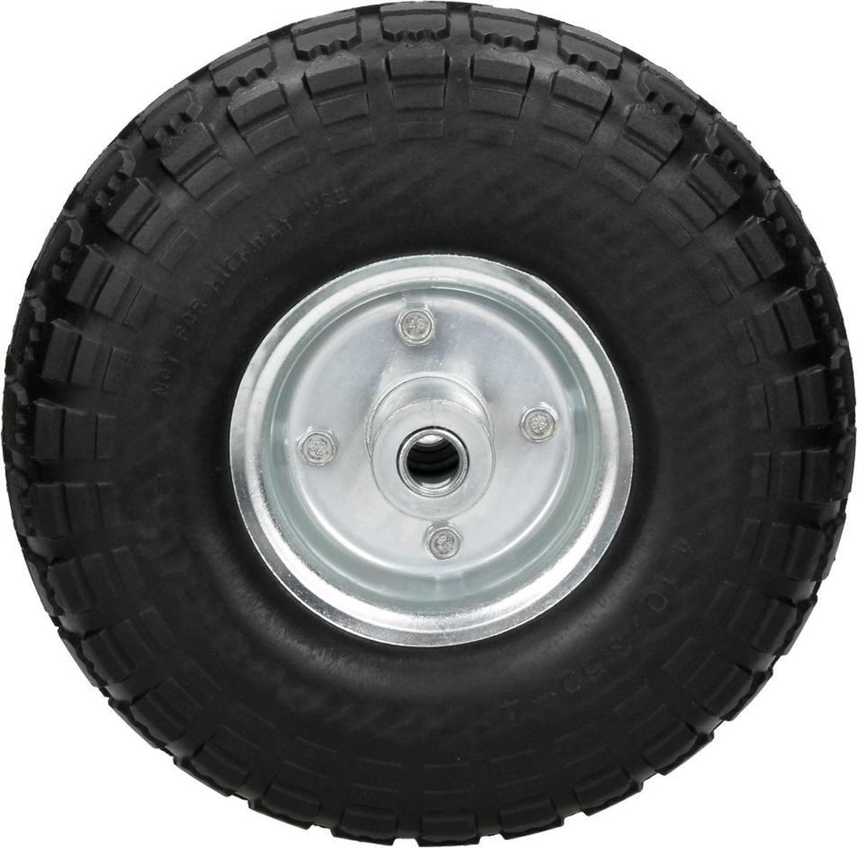 PU-wiel kruiwagen compleet 3.50-8 massief rubber polyurethaan lekvrij stalen velg PU-wiel kruiwagen compleet 3.50-8 massief rubber polyurethaan lekvrij stalen velg