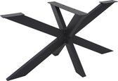 ML-Design Tafelpoten X-Design, zwart, 78x71x120 cm, gemaakt van metaal