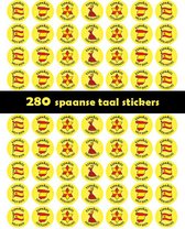 Spaanse Taal Stickers - 280 stickers met complimenten in het spaans - voor thuis of voor op school bij Spaanse les - Spaanse Beloningsstickers
