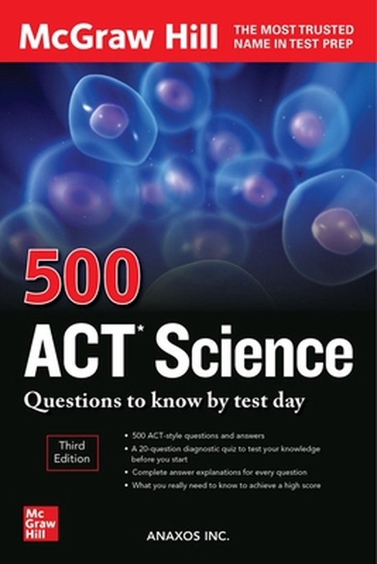 500 ACT Science Questions to Know by Test Day, Third Edition - cover