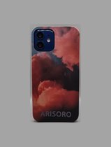 Arisoro iPhone 12 hoesje - Backcover - Orange Smoke