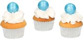 FunCakes - Chocoballetjes - Parelmoer Blauw - Set/8