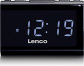 Lenco CR-525BK - Wekkerradio met USB-ingang - Dimbaar - Zwart