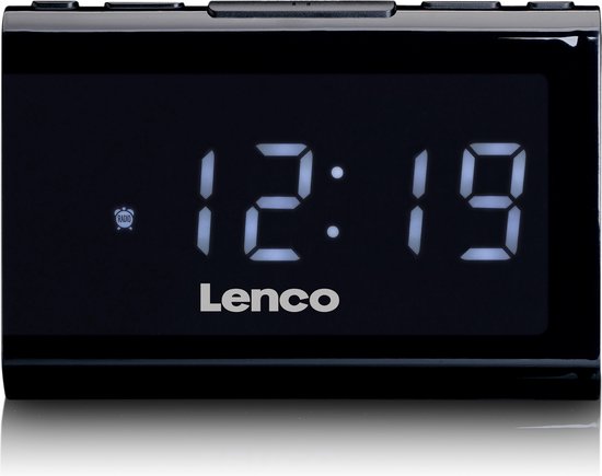 vijand Universeel salon Lenco CR-525BK - Wekkerradio met USB-ingang - Dimbaar - Zwart | bol.com