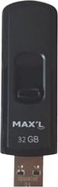 MAXL854403 USB flash drive 32 GB USB Type-A 3.0 Zwart