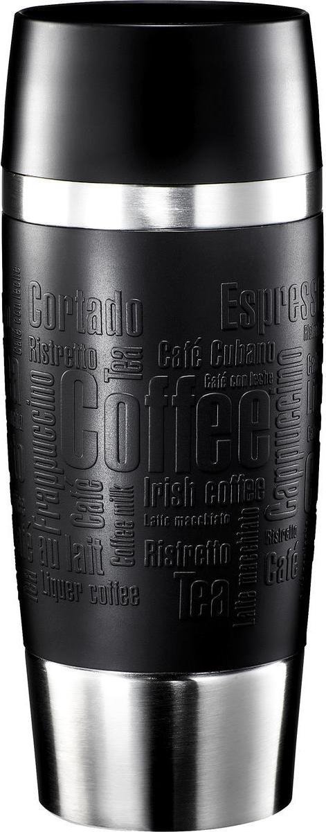 Emsa Vacuum mug Travel Mug 12.2 fl .oz. in black, Black