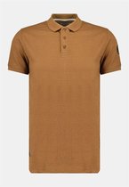 DEELUXE Poloshirt van getextureerd katoen TAN Camel