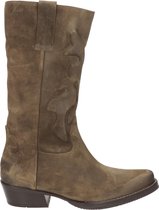 Shabbies dames cowboylaars. - Cognac - Maat 36