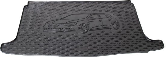 Tapis coffre auto sur mesure caoutchouc avec rebord