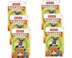 Beaphar Knabbelsticks - Knaagdiersnack - 6 x 150 g