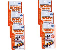 Hikari Sinking Wafers - Vissenvoer - 6 x 25 g