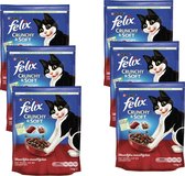 Felix Chrunchy Soft - Kattenvoer - 6 x 750 g