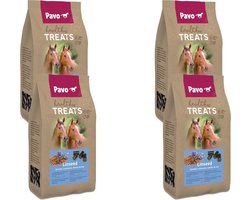 Pavo Healty Treats 1 kg - Paardensnack - 4 x Lijnzaad