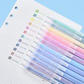 BOTC  Fineliner 0,5 mm - Met 12 Fashion Colors - Naaldpunt Gel Pen