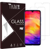 Tikawi x2 gehard glas 9H Xiaomi Redmi 7 schermbeschermer met hoge weerstand - [Anti-vingerafdruk] - Beschermende film van gehard glas x2