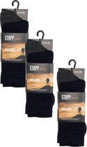 Stapp Unisex Walking Sok Zwart - Sokken - 3 x 35-38
