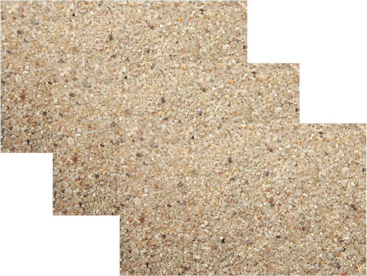 Vdl Aquariumgrind Loire 1-3 Mm Naturel - Aquarium - Siergrind - 3 x 10 kg