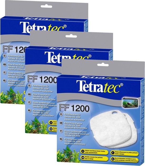 Tetra Tec Ex Ff Filter Fleece - Matériau filtrant - 3 x 2 pcs 1200