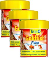 Tetra Visvoer Goldfish Vlokken - Vissenvoer - 3 x 66 ml