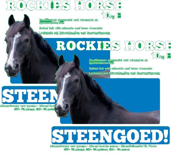 Foto: Rockies liksteen paard naturel voedingssupplement 2 x 10 kg