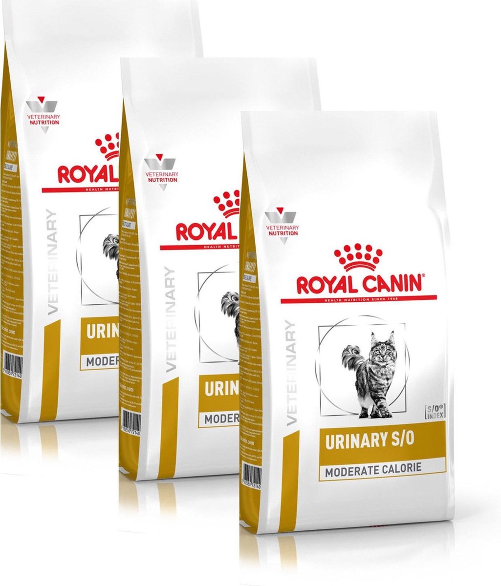Royal Canin Veterinary Diet Urinary S/O - Kattenvoer - 3 x 1500 g