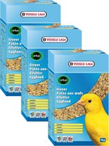 Versele-Laga Orlux Eggfood Dry Canary - Nourriture pour oiseaux - 3 x 1 kg Jaune