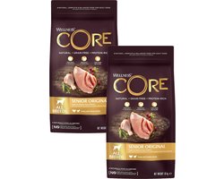 Wellness Core Grain Free Dog Senior Original Kalkoen&Kip - Hondenvoer - 2 x 1.8 kg