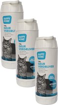Happy Home Geurverdrijver Baby Poeder - Kattenbakreinigingsmiddelen - 750 ml