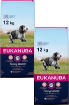 Eukanuba Caring Senior Medium Breed Kip - Hondenvoer - 2 x 12 kg