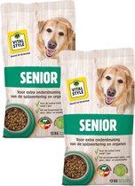Vitastyle hondenvoeding Senior - Hondervoer - 2 x 12 kg