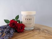 Pure Fragrance - Geurkaars in glas - Calm & Grace - lavendel en roos