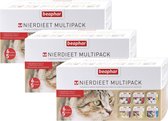 Beaphar Nierdieet Kat Multi Pack 6x100 g - Kattenvoer - 3 x Kip&Eend&Lam