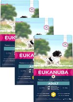 Eukanuba Dog Adult - Medium Breed - Chicken - 3 * 3 kg