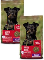 Pets Place Adult Mini Gevogelte&Vlees - Hondenvoer - 2 x 3 kg