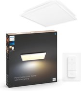 Bol.com Philips Hue Aurelle paneellamp - White Ambiance - vierkant - klein - Bluetooth - incl. 1 dimmer switch aanbieding