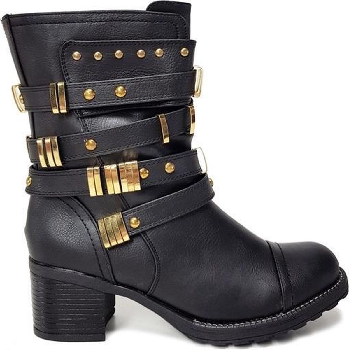 BOTTES BIKER FEMME NOIRES CLOSER BY CHAUSSEA pointure 37 bol